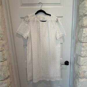 GAP White Eyelet Mini Dress